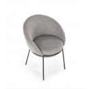 Стул HALMAR K482 серый/черный